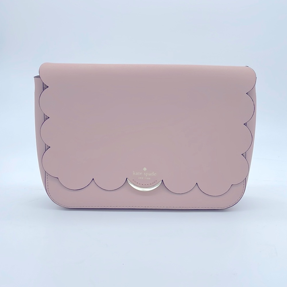 Kate Spade Light Pink Crossbody Scallopped Bag